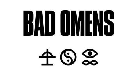 Bad Omens Nowhere To Go, Bad Omens Band Tattoo Ideas, Bad Omens Logo Tattoo, Bad Omens Band Tattoo, Bad Omens Symbol, Bad Omens Album Cover, Bad Omens Logo Wallpaper, Bad Omens Nails, Bad Omens Art