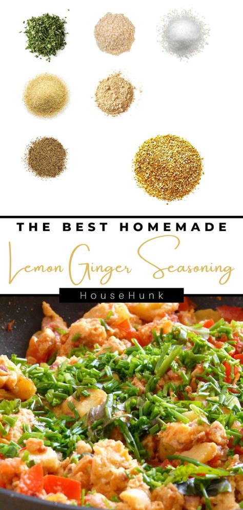 Add a burst of flavor to your dishes with Homemade Lemon Ginger Seasoning. This easy-to-make blend of dried lemon zest, ginger, and spices will take your recipes to the next level. Elevate your culinary creations today! Ginger Seasoning, Lemon Ginger Chicken, Loose Weight Meal Plan, Dried Lemon Zest, Lemon Seasoning, Dried Lemon Peel, Spice Blends Recipes, Frozen Lemon, Homemade Spice Blends