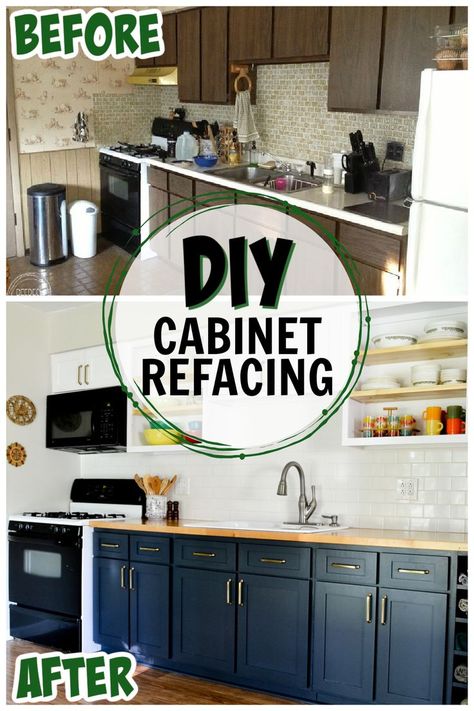 before and after kitchen cabinet door replacement Replace Cabinet Doors, Replacing Kitchen Cabinet Doors, Reface Cabinets, Replacing Cabinet Doors, Kitchen Cabinet Doors Only, Diy Cabinet Refacing, Replacing Kitchen Cabinets, Cabinet Door Makeover, Replacing Cabinets