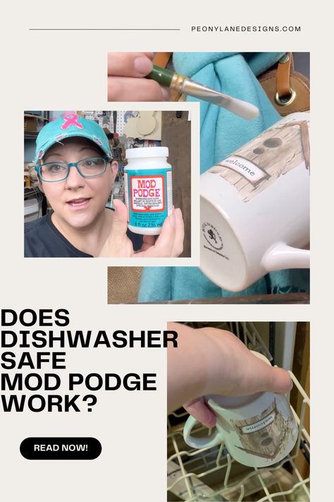 Does Dishwasher Safe Mod Podge Work? - Peony Lane Designs Mod Podge Plates, Mod Podge On Glass, Modge Podge Glass, Mod Podge Ideas, Mod Podge Glass, Dishwasher Safe Mod Podge, Mod Podge Projects, Diy Mod Podge, Surgical Gloves