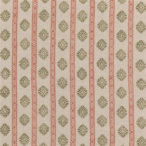 Elaine -Luxe Collection - Green/Red Tricia Guild, Gp&j Baker, Headboard Styles, Animal Print Fabric, Animal Print Wallpaper, Rug Buying Guide, How To Hang Wallpaper, How To Make Curtains, Retro Fabric