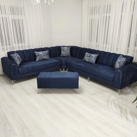 Import and wholesale Production of corner sofas in all sizes and colors Sofa Design Corner, L Corner Sofa Design, Corner Sofas Ideas Living Room, Funny Girlfriend, Luxury Sofa Living Room, Luxury Sofa Design, Blue Living Room Decor, Corner Sofa Design, Modern Bedroom Interior