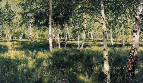 Birch grove, 1889, Isaac Levitan
Size: 50x30 cm 자작나무 그림, Isaac Levitan, Birch Grove, Russian Landscape, Birch Forest, Oil Painting Reproductions, Russian Art, Painting Reproductions, Urban Landscape