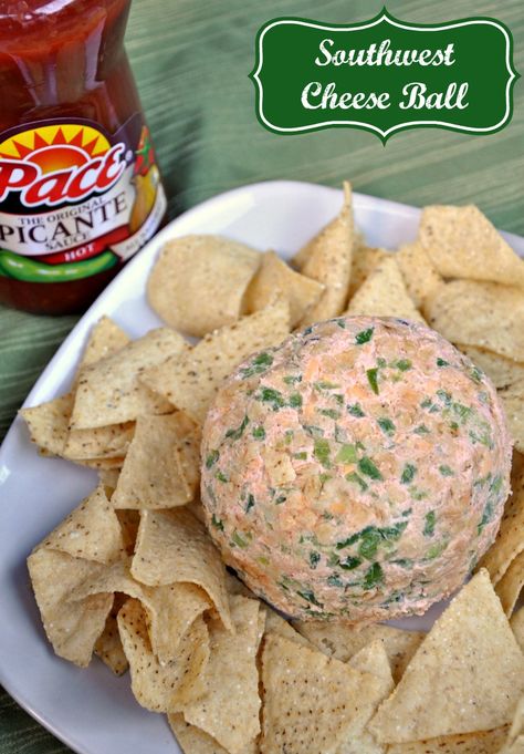 Looking for a great cheese ball recipe to serve at your next party? This Southwest Cheese Ball recipe melds amazing flavors for an appetizer sure to please!  #StockUpOnPace #Vons [ad] Herb Cheese Ball, Bacon Ranch Cheese Ball, Ranch Cheese Ball, Cheese Ball Dip, Crumb Coffee Cakes, Cheese Ball Recipe, Bread Puddings, Ball Recipes, Herb Cheese