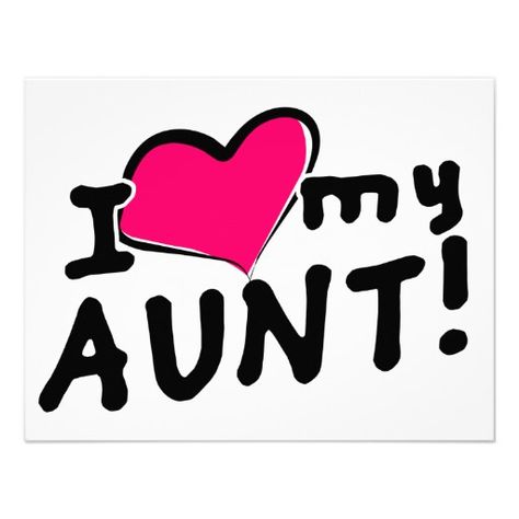 I HEART my aunt! Niece Quotes From Aunt, Heart Gift Ideas, I Love My Aunt, Uncle Quotes, I Love Quotes, Aunts Birthday, Niece Quotes, Learn English For Free, Aunt Quotes