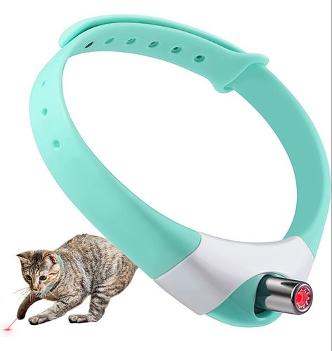 havit Wearable Automatic Cat Toys with LED Lights, Electric Smart Amusing Collar, Indoor Cats, Pet Exercise Toys, USB Rechargeable, Auto On/Off : Pet Supplies Cat Laser, Interactive Cat Toys, Free Cats, Pet Training, Indoor Cat, Cat Playing, Interactive Toys, Cat Toy, Cat Toys