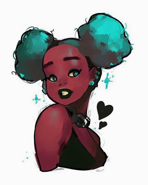 Star Two Puffs, Black Artwork, Black Art Pictures, Afro Art, Pretty Art, Black Art, Cartoon Art, Female Art, Amazing Art