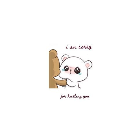 I’m sorry for yesterday .. It really annoyed me sara7a I’m sorry Sorry Images, Mocha Bear, Milk & Mocha, Cute Bear Drawings, Cute Kawaii Animals, Cute Couple Drawings, Cartoons Love, M Sorry, Cute Love Stories