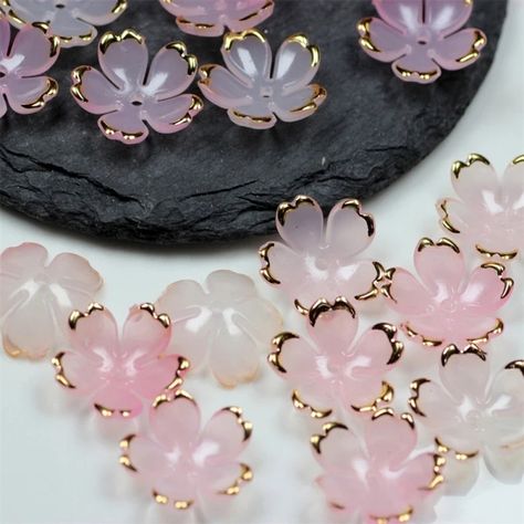 Just found this amazing item on AliExpress. Check it out! C$3.04 | 50Pcs/Lot New Torus 19MM Acrylic Flower Beads Petals Charm Connectors Diy Earrings hair Jewelry Making Resin Acessories Charm Connectors, Blossom Bracelet, Rose Gold Quartz, Acrylic Flower, Acrylic Flowers, Flower Beads, Diy Earrings, Diy Beads, Beaded Flowers