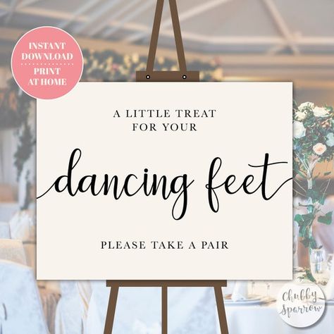 Dancing Shoes Wedding Sign, Dancing Shoes Wedding Flip Flops, Wedding Checklist Uk, Barker Wedding, Wedding Cricut, Flip Flops Wedding, Floor Printable, Dancing Shoes Wedding, Wedding Bathroom Signs