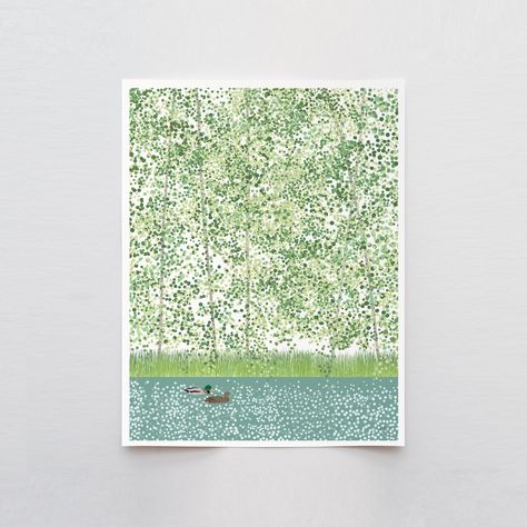 Capture the beauty of nature with our Mallard Ducks art print. This serene piece brings the peaceful essence of lake life into your home and pairs well with my other drawing Kids in River https://joreyhurley.etsy.com/listing/1030082688Printed on high-quality archival paper, each print is carefully River Artwork, Ducks Art, Mallard Ducks, Drawing Kids, Duck Art, River Art, Dog Print Art, Lake Fishing, Mallard Duck