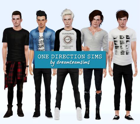 Sims 4 One Direction, Male Sims, One Direction Outfits, Sims 4 Mods Clothes, Sims4 Cc, Zayn Malik, Sims 4 Mods, Sims 3, Liam Payne