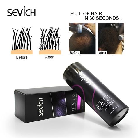 Hair Building Fibers Keratin Thicker Anti Hair Loss Products Concealer Refill Thickening Fiber Hair Powders Growth sevich 25g|powder watch|powder clutchpowder white - AliExpress Instant Hair Growth, Hair Keratin, Hair Powder, Bald Hair, Keratin Hair, Hair Help, Fuller Hair, Hair Thickening, Halloween Makeup Looks