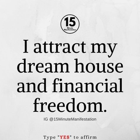 Freedom Manifestation, Affirmation Beauty, Wisdom Affirmations, My Dream House, Money Vision Board, I Attract, Affirmation Board, Manifestation Affirmation, Vision Board Affirmations