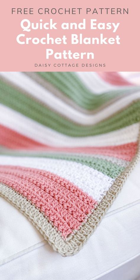 2 Color Crochet Blanket Pattern, Quick And Easy Crochet Blanket, Stripe Crochet Blanket, Cow Scarf, Crochet Blanket Stitch Pattern, Crochet Blanket Tutorial, Striped Crochet Blanket, Stripe Crochet, Crochet Throw Pattern