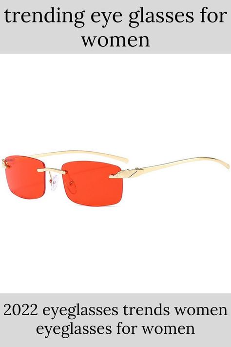 Vintage Unique Cheetah Rimless Rectangle Sunglasses Women Candy Colors Clear Lens Eyewear Sunglasses for women Golden red Color#eyeglasses for women#2022 eyeglasses trends women#trending eye glasses for women#trending eye glasses for women 2022#Glasses frames for women 2022#popular sunglasses 2022#popular sunglasses for women 2022#women sunglasses 2022#women sunglasses 2022 trends#trendy womens sunglasses 2022#latest glasses frames for women 2022#glasses frames for women#trending sunglasses 2022 Latest Glasses Frames For Women, Glasses Frames For Women 2022, 2022 Eyeglasses Trends Women, Trending Eye Glasses For Women, Eye Glasses For Women, Sunglasses 2022, Popular Sunglasses, Golden Red, Glasses For Women