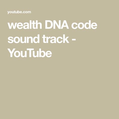 Wealth Dna Code Frequency, Wealth Chakra, Hidden Knowledge, Sound Track, Wealth Dna Code, Dna Code, Wealth Dna, Healing Frequencies, I Want To Know