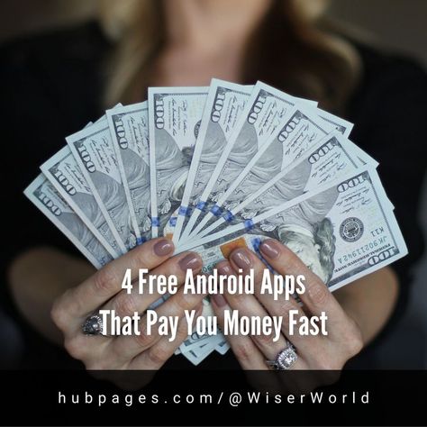 Use apps that pay you money! Apps That Pay You, Apps That Pay, Fast Cash, Money Fast, Best Apps, Fast Money, Home Screen, Android Apps, Money Online