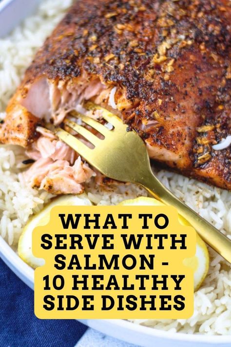 What To Serve With Salmon, Yummy Side Dishes, Baked Salmon With Mayo, Salmon Sides, Salmon Smoked, Baked Salmon Lemon, Side Dishes For Salmon, Delicious Side Dishes, Broccoli And Potatoes