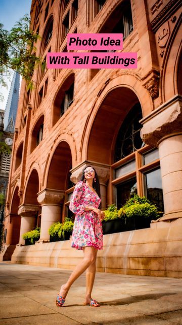 Kriti | Travel & Posing on Instagram: "How to get that perfect shot with tall buildings everytime 🕍 ✅Move away from the building ✅Flip your camera ✅Lower the camera to the ground level ✅And pose Watch the full reel to see how. 💖 Like and follow @wanderesskriti for more tips and tricks.💕 Outfit linked in the bio.👗 Follow my shop on the @shop.LTK app to shop this post and get my exclusive app-only content! Link in bio. 🤗 #howtopose #posingtips #posingideas #posing #photoshoot #photoshootidea Building Poses Instagram, Poses With Buildings, Posing Photoshoot, Ig Poses, Tall Buildings, Ground Level, Posing Tips, Click Photo, Travel Fashion