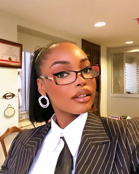 Office Siren Black Woman, Monster Oc, Siren Core, Skin Aesthetics, Office Siren, Date Dinner, Black Aesthetic, Black Women, Skin