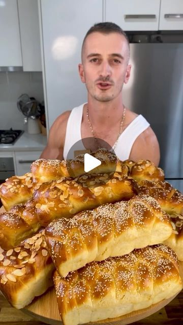 Nikolopaa on Instagram: "Tsoureki Recipe (Greek Easter Sweet Bread) - For full recipe see link in bio #orthodoxeaster #greekeaster #recipe #tsoureki" Easter Sweet Bread, Tsoureki Recipe, Greek Easter Bread, Greek Bread, Greek Recipes Dessert, Dutch Oven Bread, Greek Easter, Greek Desserts, Easter Bread