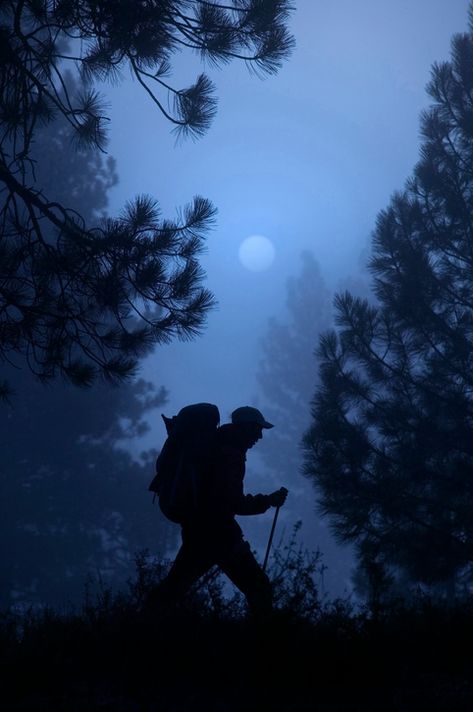 The Magic of Walking at Night | The Art of Manliness Walking At Night, Mountains At Night, Night Hiking, Change Your Perspective, Art Of Manliness, Camping Aesthetic, World Of Darkness, The Meadows, Camping Accessories