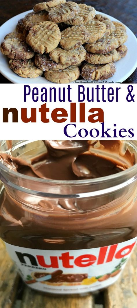 Ding Ding Ding… We have a winner! This afternoon I made the monkeys a batch of peanut butter and Nutella cookies and boy were they delicious. Milk and cookies, does it get any better than that? Here is the recipe: Ingredients 1/2 cup unsalted butter, softened 3/4 cup smooth peanut butter {I used Jif} 1/2 … Peanut Butter Nutella Cookies, Nutella Cookies Recipe, Nutella Snacks, Nutella Biscuits, Nutella Cookie, Nutella Recipes Easy, Nutella Fudge, Smooth Peanut Butter, Peanut Butter Nutella