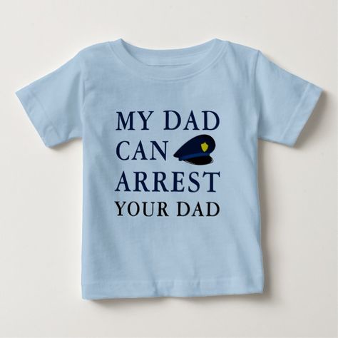 Police Officer Baby, Police Baby, Funny Police, Cops Humor, Mommy Things, Baby Jokes, Police Shirts, Police Humor, Police Life