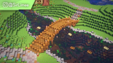 Diagnol Bridge Minecraft, Minecraft Diagonal Bridge Ideas, Minecraft Bridge Diagonal, Diagonal Minecraft Bridge, Minecraft Diagonal House, Minecraft Diagonal Bridge, Minecraft Medieval Bridge, Minecraft Bridge Design, Minecraft Bridge