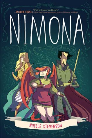 Villainous Lord Ballister Blackheart hires the mischievous shape-shifter Nimona to be his sidekick - but she may be a more powerful assistant than he intended. Nex York, Noelle Stevenson, Eleanor And Park, Film Netflix, National Book Award, Suzanne Collins, Bd Comics, Chloe Grace Moretz, Simple Stories