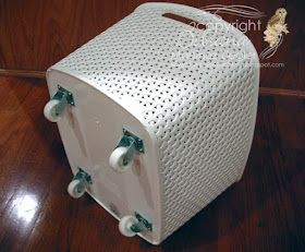 How To Put Wheels On Furniture, Rolling Cart Ideas, 12x12 Paper Storage, Paper Storage 12x12, Desain Pantry Dapur, Rolling Storage Bins, Craft Storage Cart, Ikea Raskog, Craft Paper Storage