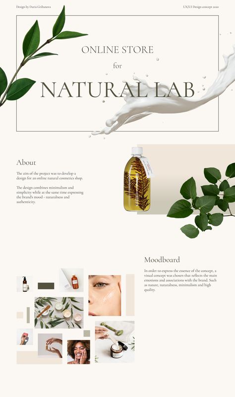 Skincare Website, Website Branding Design, Cosmetic Web, Shopify Website Design, Dropshipping Store, Shopify Dropshipping, Website Design Layout, Branding Website Design, Catalog Design