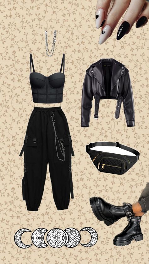 #emo #black #blackoutfit #outfit Outfits Ideas From Shein, Emo Night Outfit Summer, Emo Outfits Ideas, Emo Night Outfit, Emo Concert Outfit, Emo Concert, Emo Night, Comic Con Outfits, Emo Outfit Ideas