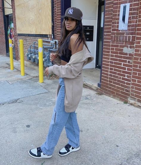 Looks Pinterest, Hat Outfit, Swag Outfits For Girls, Tomboy Style Outfits, Cute Comfy Outfits, Streetwear Fashion Women, Cute Swag Outfits, Outfits With Hats, Tomboy Fashion