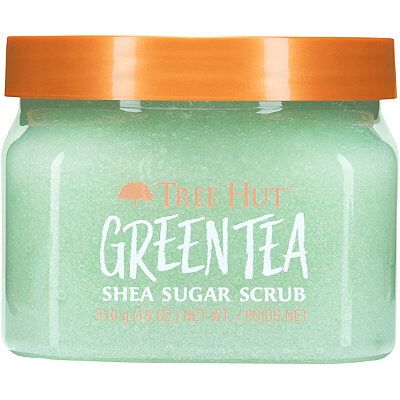 Green Tea Scrub, Shea Sugar Scrub, Peach And Lily, Sugar Body, Exfoliating Body Scrub, Sugar Body Scrub, Spa Gifts Set, Body Exfoliator, Tree Hut