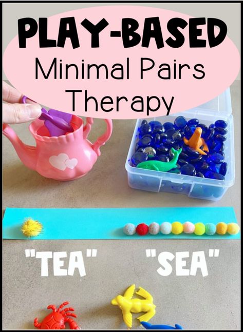 Minimal Pair, Speech Therapy Games, Speech Pathologist, Language Disorders, Slp Activities, Articulation Therapy, Path Ideas, Speech Path, Speech Therapy Materials