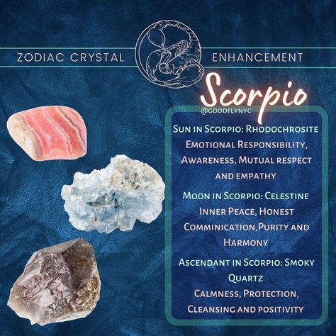 Crystals For Scorpio, Sun In Scorpio, Zodiac Crystals, Scorpio Zodiac Facts, Scorpio Moon, Zodiac Stuff, Mindfulness For Kids, Astrology Chart, Crystal Healing Stones