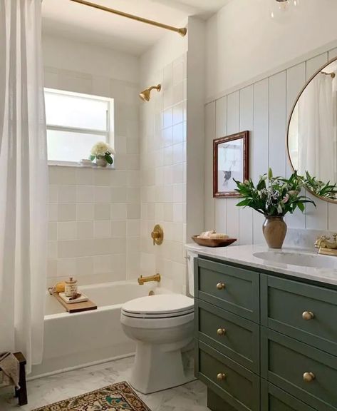 I'm helping a reader tackle her small bathroom to create a moody oasis. Here's my budget powder room design plan to create a gorgeous space. Budget Powder Room, Bathroom Beach Theme, Beach House Bathroom, Boho Bathroom Decor, Eclectic Bathroom, Beach Theme Bathroom, Cheap Ideas, Christmas Bathroom Decor, Beach Bathroom Decor