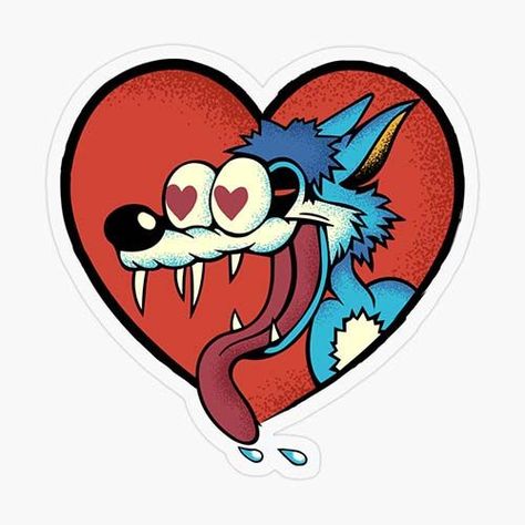 enamored wolf,
wolf,
heart,
hearts,
eyes,
eye,
in love,
love,
amorous,
passionate,
enamoured,
stuck on,
fell in love,
funny,
hand drawn Wolf Sticker, Cartoon Wolf, Cartoon Heart, Cartoon Eyes, Heart Eyes, Eye Drawing, Funky Art, Art Reference Photos, Art Tattoo