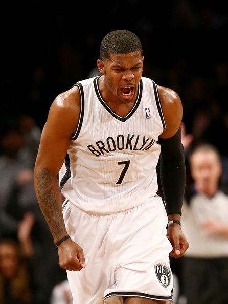 Joe Johnson of the Brooklyn Nets is an intense and experienced basketball player. Expect more clutch shots this season and many seasons after! Jason Richardson, Brooklyn Basketball, Joe Johnson, The Triplets, Nets Jersey, Basketball Highlights, Basketball Photos, Basketball Tips, Basketball Net