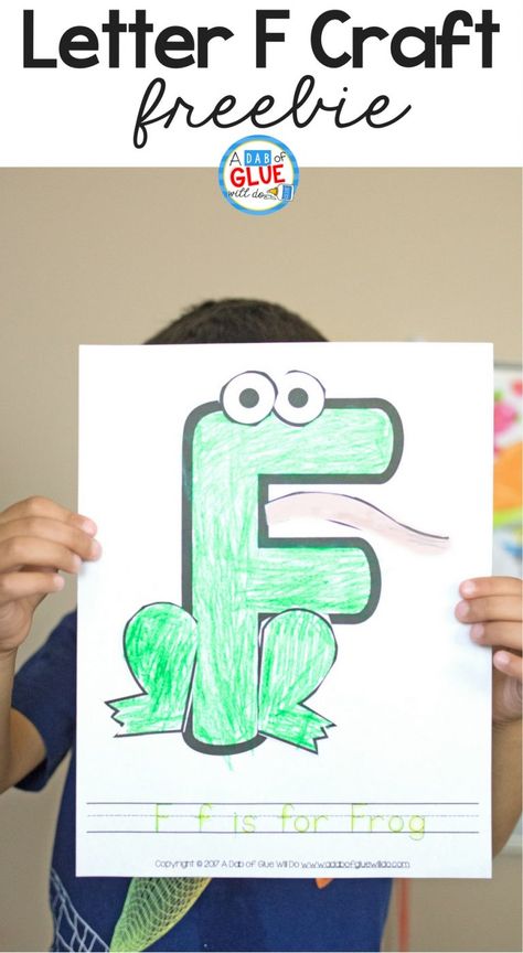 F Is For Frog, F Craft, Letter Q Crafts, Letter H Crafts, Letter F Craft, Alphabet Project, Craft Letters, Animal Alphabet Letters, Orange Room