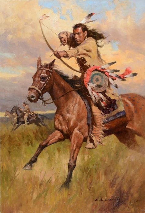 Native American Paintings, Native American Artwork, Book Illustration Art, American Painting, Native American Artists, American Indian Art, Mountain Man, Art And Illustration, Native Art