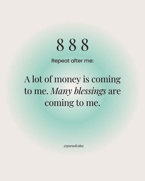 The energy of the 888 portal is still present 🧚‍♂️ 🫀🗝️ Choose your daily manifestation decree, special edition Lionsgate, Lion’s Gate portal. These manifestation decrees will help you connect with abundance, prosperity, worthiness, elevate your self-esteem, and also connect with your self-love. You have the power you need to manifest the life you desire. Blessings, Guru P.S.: For even deeper and more personalized guidance, explore the healing sessions of Guru of Calm 👁️🔮🧚 www.gurudelacalma... 888 Portal, Daily Manifestation, Message From The Universe, Opening Doors, Spiritual Meaning, Angel Numbers, Self Esteem, Be Still, Self Love