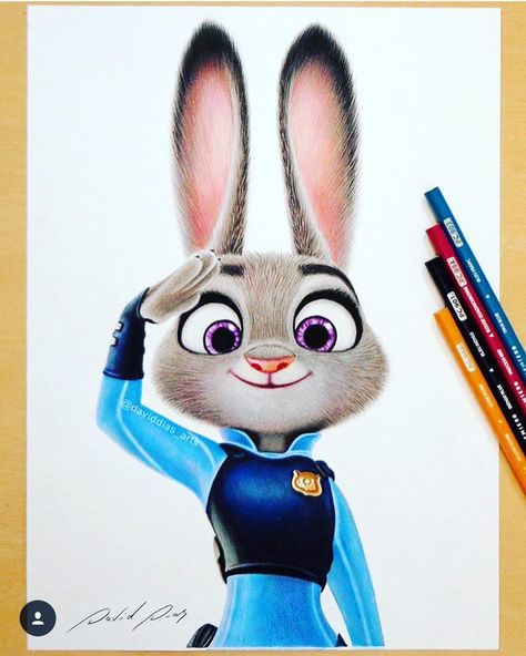 #Disney #disneyinspired #disneyart #disneypaint #disneypainting #art #zootopia #zoomania #rabbit #zootopiadisney #tryeverything #inspire #inspiredbydisney #fox #faueltier #babyrabbit Artwork by @daviddias_arts Disney Character Drawings, Easy Disney Drawings, Disney Drawings Sketches, Prismacolor Art, Disney Paintings, Cute Disney Drawings, Disney Art Drawings, Burn Book, Princess Drawings