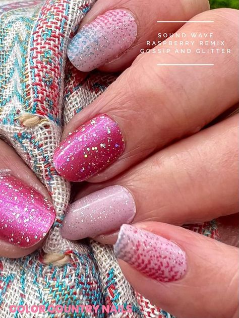 Middle Sounds, Nail Color Combos, Country Nails, Street Nails, Color Street Nails, Color Street, Pink Nails, Color Combos, Nail Ideas