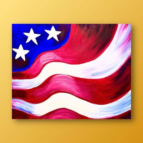 July 4th Painting Ideas, Red White And Blue Canvas Painting Ideas, July 4th Canvas Painting, Veteran Painting Ideas, 4th Of July Paintings On Canvas Easy, 4th Of July Painting Ideas, Patriotic Painting Ideas, 4th Of July Paintings On Canvas, Flag Painting Ideas