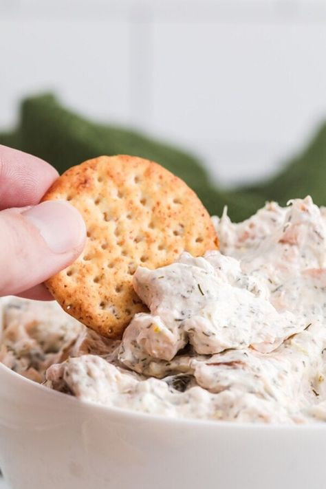 Best Smoked Salmon Dip, Salmon Cream Cheese Dip, Salmon Dip Recipes, Best Smoked Salmon, Smoked Salmon Cream Cheese, Salmon Spread, Cream Cheese Recipes Dip, Dill Pickle Slices, Salmon Dip