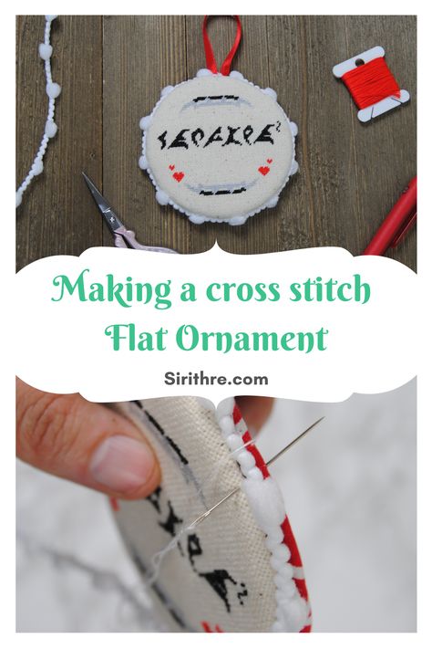 Cross Stitch Ornaments Diy, Diy Cross Stitch Ornaments, Counted Cross Stitch Finishing Ideas, Diy Cross Stitch Christmas Ornaments, Cross Stitch Finishing Tutorials, How To Make Cross Stitch Ornaments, What To Do With Finished Cross Stitch, Cross Stitch Finishing Ideas Projects, Finishing Cross Stitch Projects