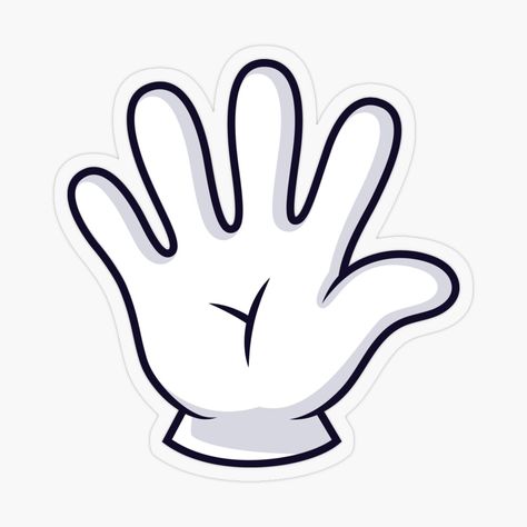 #highfive #waves #waving #sayhi #reject #nope #talktomyhand #redbubble #fashion #cartoon #handsign #sign #clothing #sticker Cartoon Gloves, Hand Clipart, Hi Five, Hand Sticker, Wearables Design, Fashion Cartoon, Plastic Stickers, Personalized Water Bottles, Easy Diy Art